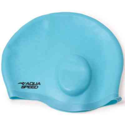 Шапка для плавания Aqua Speed Ear Cap Comfort 9892 289-02 бірюзовий OSFM (5908217698926) Винница