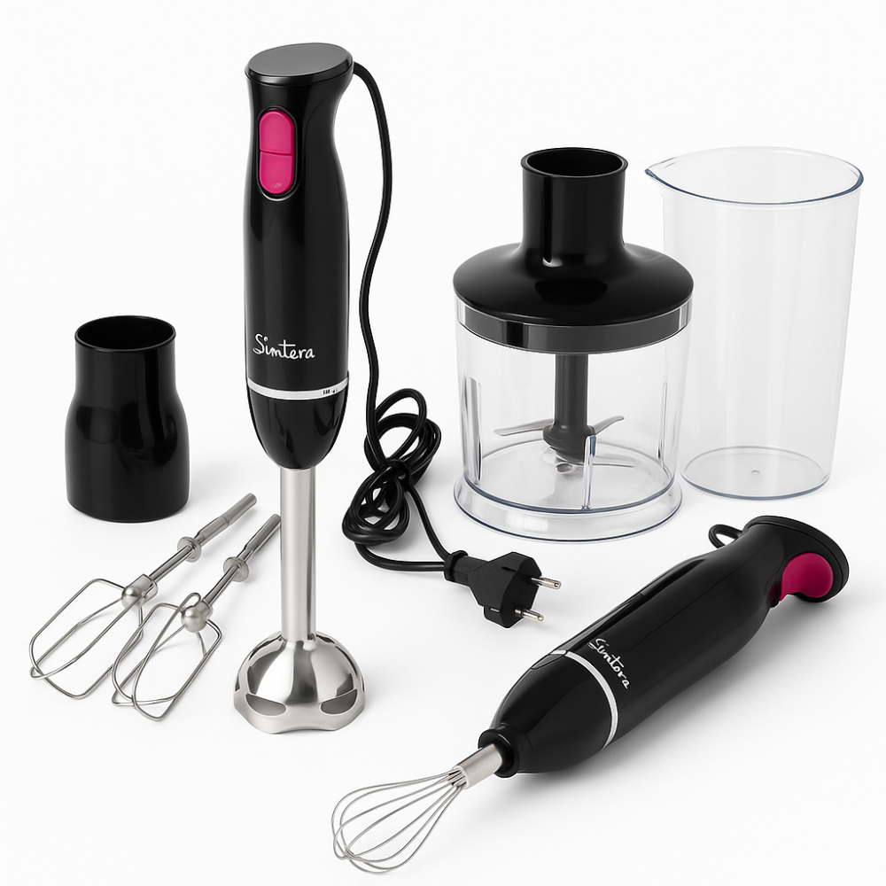 Багатофункціональний кухонний комбайн Suntera HB-702B 800 Вт, Електричний блендер для збивання FE-51 Львів - фото 10