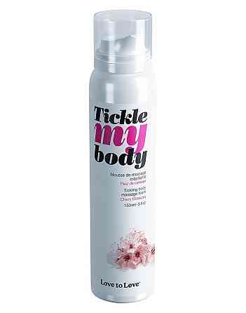Массажная пена Love To Love TICKLE MY BODY Cherry Blossom (150 мл) увлажняющая Sex Aura Киев