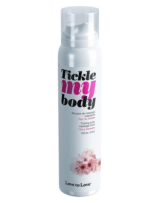 Массажная пена Love To Love TICKLE MY BODY Cherry Blossom (150 мл) увлажняющая Sex Aura Киев - изображение 2
