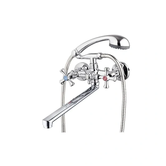 Змішувач для ванни ZERIX DFR-B722, ручки крест Харків - фото 3