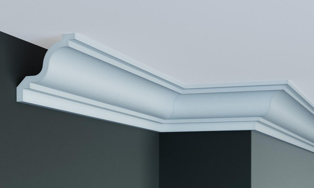 Карниз полиуретановый гладкий Gaudi Decor P 2055 Днепр - изображение 1