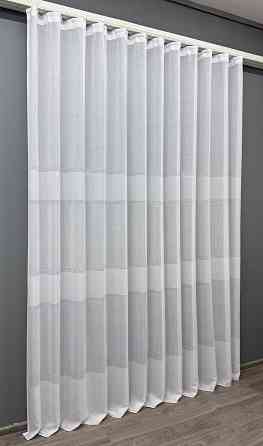 Тюль льон "Мережка" колір білий 1354т Київ