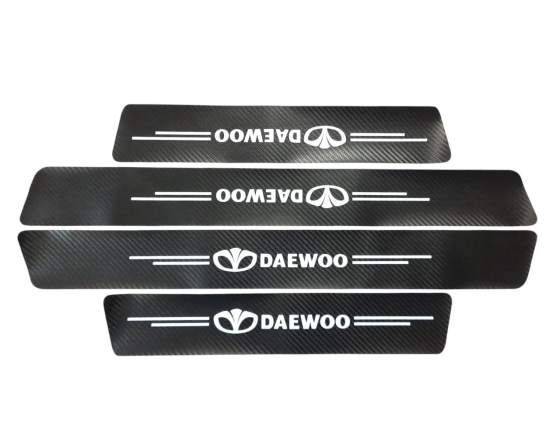 Захисна плівка на пороги Daewoo (карбонова стрічка) к-т 4шт Вінниця