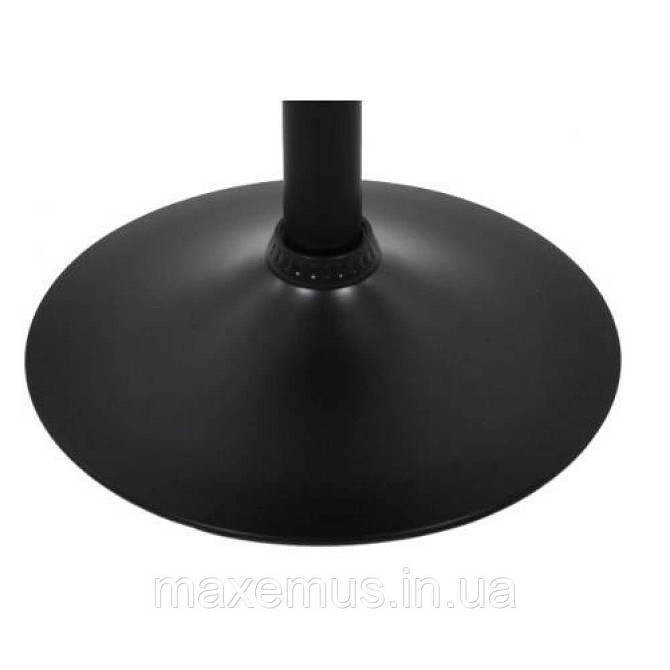 Барный стул для барной стойки с спинкой на кухню кресло барное экокожа Bonro BC-0106 черный черная о Львов - изображение 7