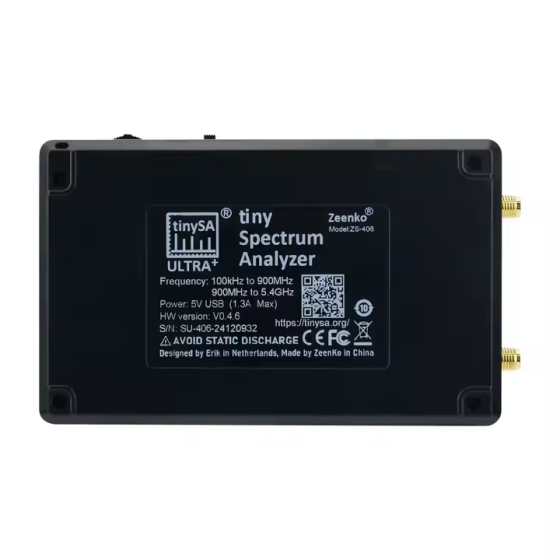 Спектроанализатор TinySA Ultra Plus с генератором сигналов Киев