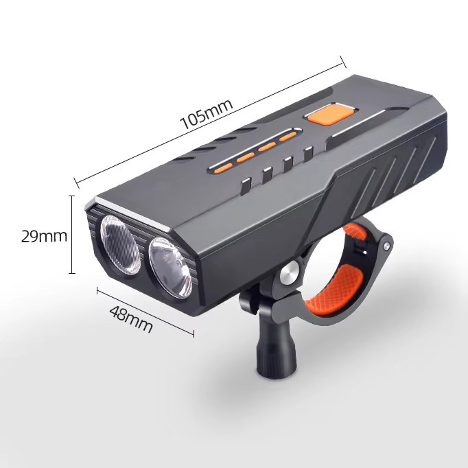 Велоліхтар передній BC25S, Ліхтар велосипедний овальний, Водонепроникний велоліхтар EN-11 Київ - фото 5