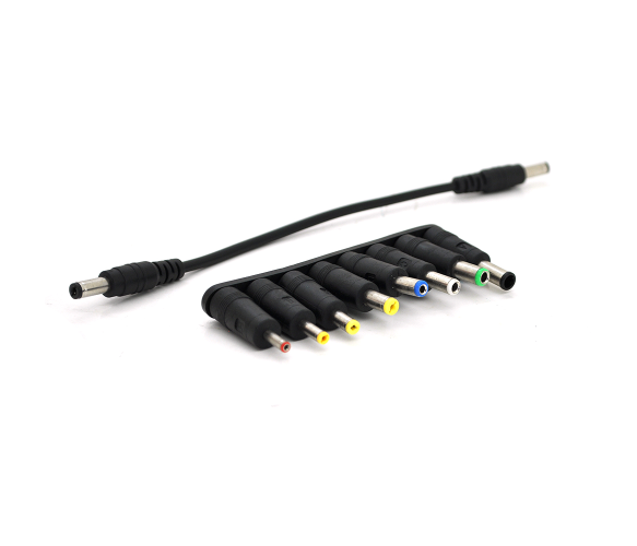 Набор переходников 8 в 1 под разъем 5.5 х 2,1 + кабель 5.5 х 2,1(М-М), (5,5х1,7; 4,8х1,7;; 4,0х1,7;  Полтава - изображение 1