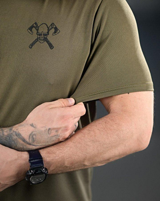 Тактична потовідвідна Футболка Sparta oliva ПП4691 Одеса - фото 4