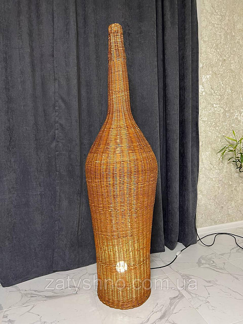 Торшер плетений из лозы Киев - изображение 1