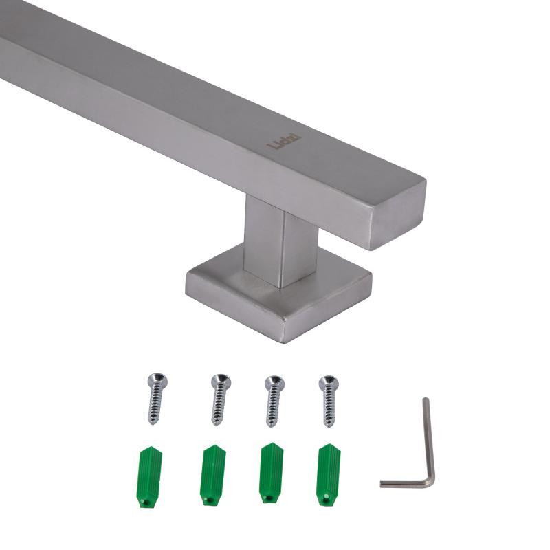 Душевая стойка с держателем универсальная нержавейка Lidz Niagara 321 прямоугольная LDNIA321NKS46113 Nickel Харьков - изображение 4