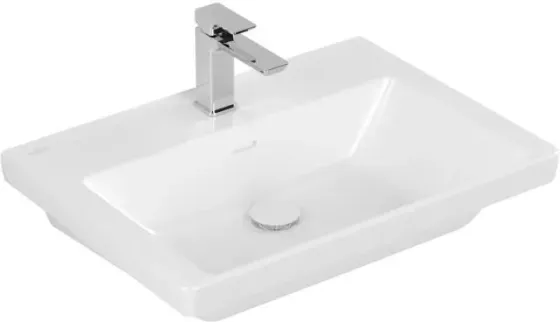 Раковина  Villeroy&Boch Subway 3.0 65X47Cm Stone White Ceramicplus (4A7066RW) Київ