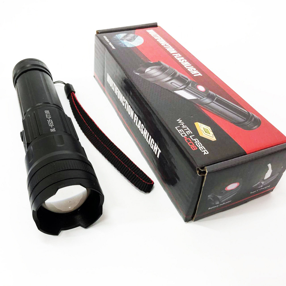 Компактный аккумуляторный фонарь, Ручной аварийный фонарь Тактичный ручной FC-39 Львов - изображение 7