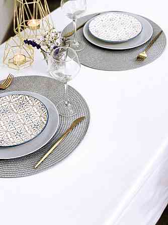 Ecotton Скатертина Ecotton DUCK 150х170 см водовідштовхувальна білого кольору White 23126 Коломыя