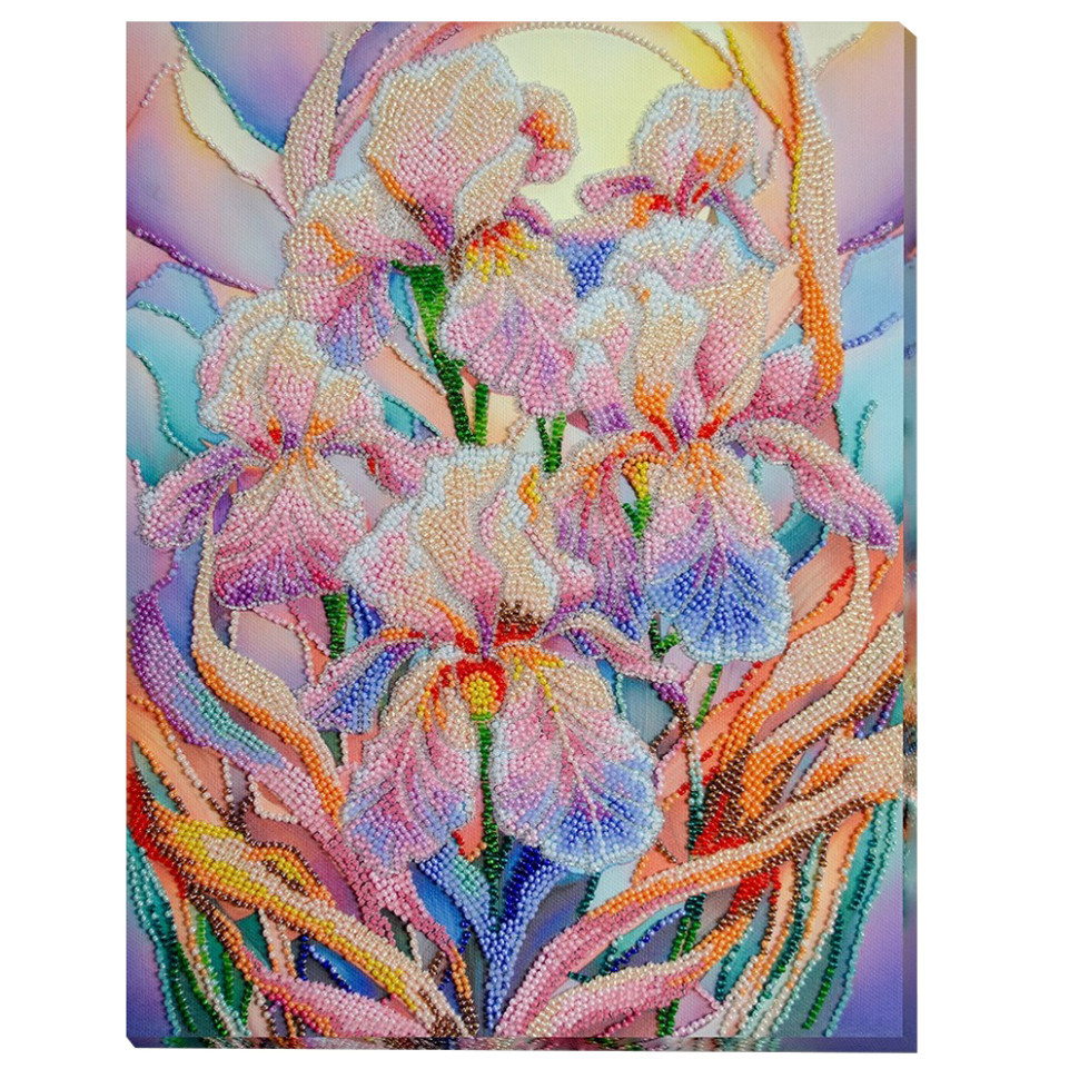 Набір для вишивання бісером "Квіткове натхнення" AB-928 на натуральному холсті Вінниця - фото 1