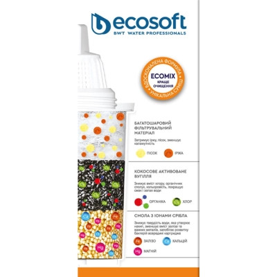 Картридж для фільтра глечика Ecosoft Універсальний для фільтрів-глечиків 2 шт (4820056802597) Вінниця - фото 7