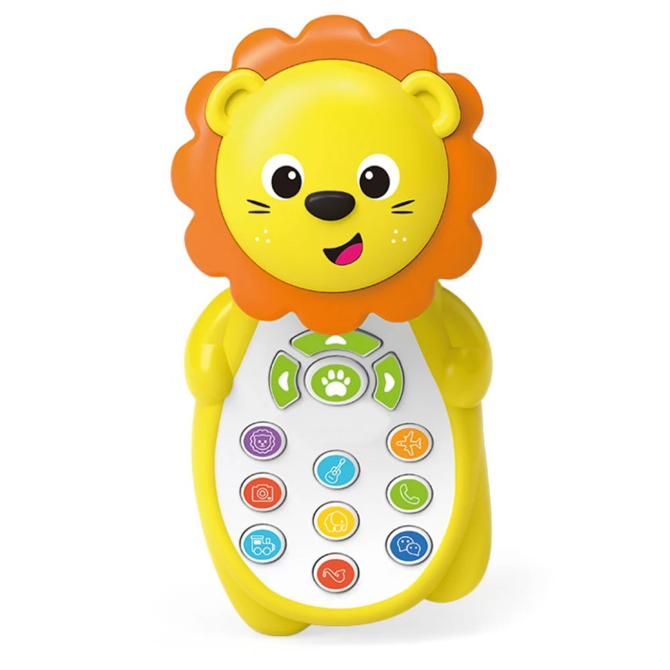 Розвиваючий телефон "Забавки з друзями" M 5773ABC(Yellow) 13 см, українська Вінниця - фото 1