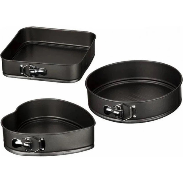 Формы для выпекания UNIQUE UN-1703 3шт диаметр 24, 26, 28 см набор форм для тортов бисквитов кексов PQ-36 Львов - изображение 2