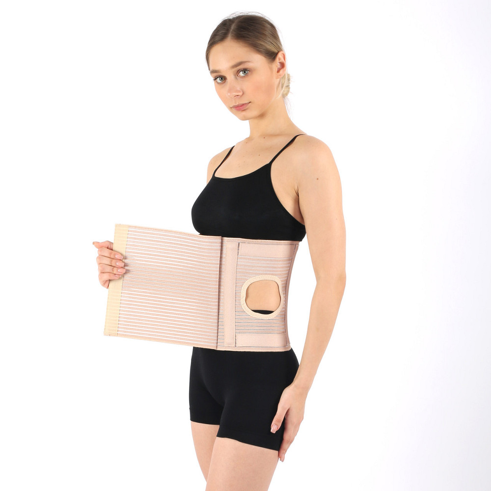 Бандаж з виходом для стоми CAS422, післяопераційний бандаж при колостомі S Кам'янець-Подільський - фото 8