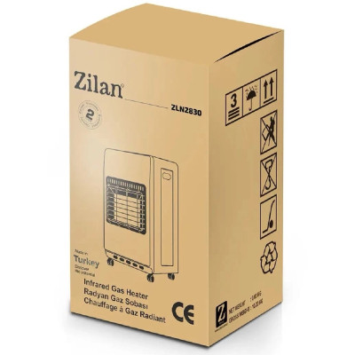 Газовый обогреватель Zilan ZLN2830, 4200Вт, витрата газу: 300 г/год (ZLN2830) Винница - изображение 2
