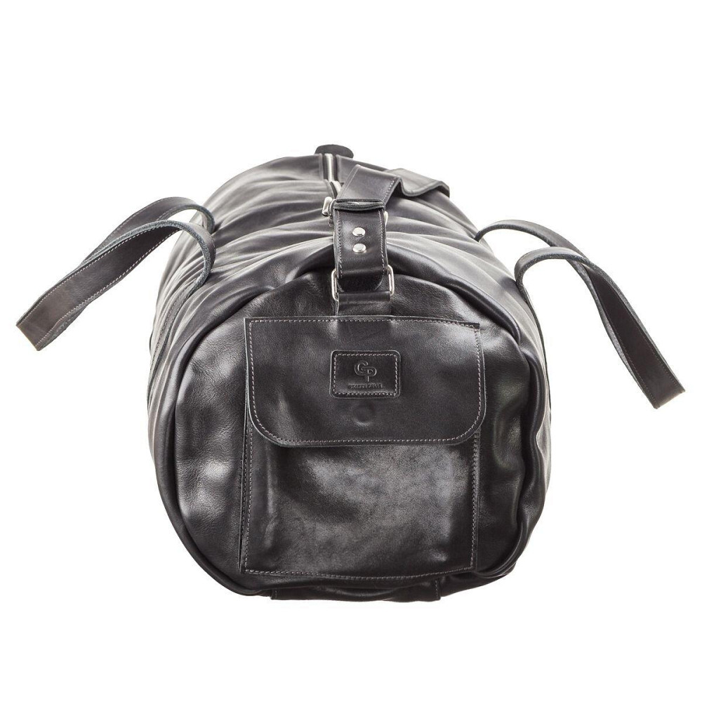 Сумка дорожная Grande Pelle 11048 кожаная Черная Киев - изображение 4