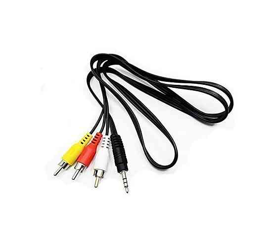 Кабель аудіо/відео Jack 3.5mm M -> 3 x RCA M, 3.0м Вінниця