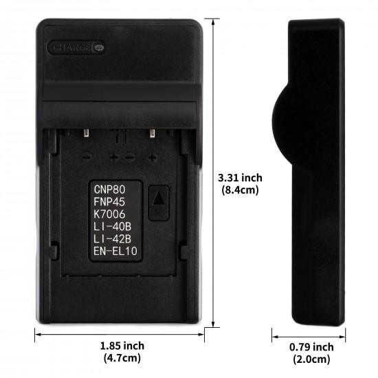 Ультратонкий USB-зарядний пристрій для акумулятора камери Fujifilm NP-45 Луцьк - фото 3