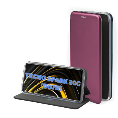 Чохол до мобільного телефона BeCover Exclusive Tecno Spark 20C (BG7n) Burgundy (711246) Вінниця - фото 1