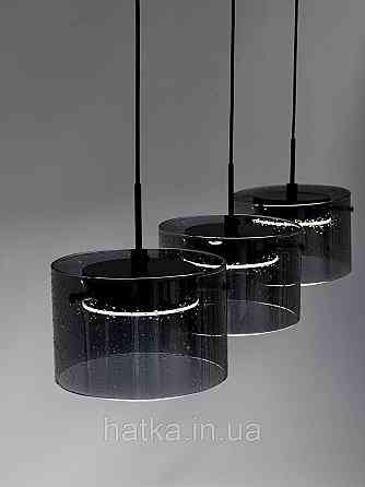 Светодиодный подвесной светильник G 2922/3L 42W Дымчато-черный Киев