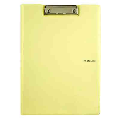 Клипборд-папка Axent Pastelini с металлическим клипом А4 винил Желтая (2514-26-A) Винница