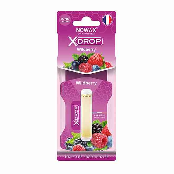 Ароматизатор целюлозний з капсулою Nowax серія X Drop - Wildberry Київ
