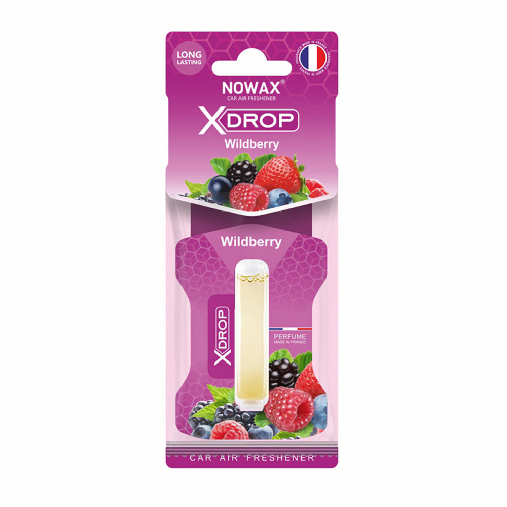Ароматизатор целюлозний з капсулою Nowax серія X Drop - Wildberry Київ - фото 1