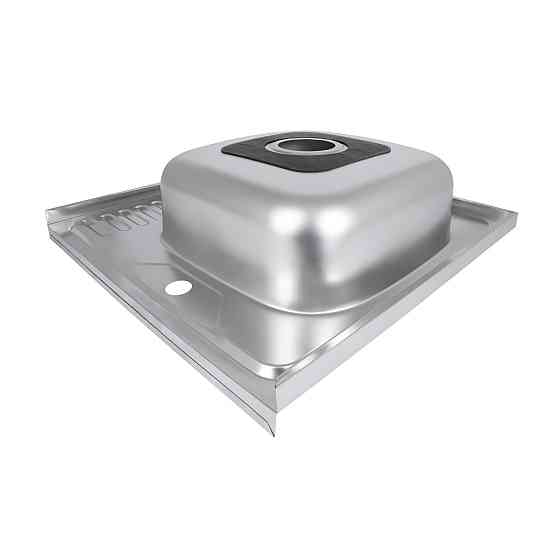 Кухонная мойка Brinex 6060-R 0,6 мм Satin (BRIN6060RSAT06) Киев