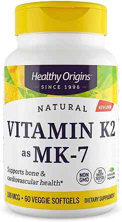 Витамин K2 в форме MK7 (Vitamin K2 as MK-7) 100 мкг 60 капсул Киев