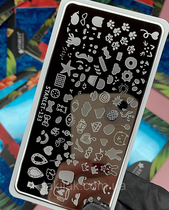 Пластина 133 для стемпінгу Starlet Professional (12х6см) Херсон - изображение 1