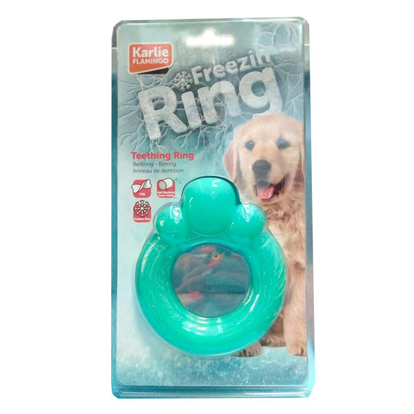 Flamingo Teething Ring ФЛАМИНГО КОЛЬЦО ОХЛАЖДАЮЩЕЕ для прорезывающихся зубов, игрушка для собак Киев - изображение 1