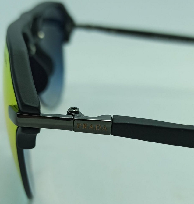 Брендовые очки мужские стильные оранжевые зеркальные капли 1848 Киев - изображение 4