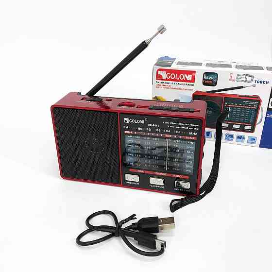 Аналоговий радіоприймач з хорошим звуком, Радіоприймач 220v, Радіо з підтримкою флеш-карт DW-84 Львів