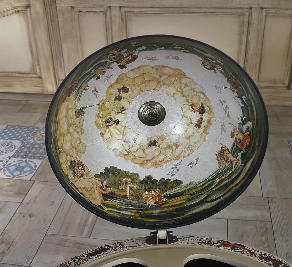 Глобус барів підлоговий Мапа світу слонова кістка сфера 45 см Гранд Презент mastersem Київ - фото 3