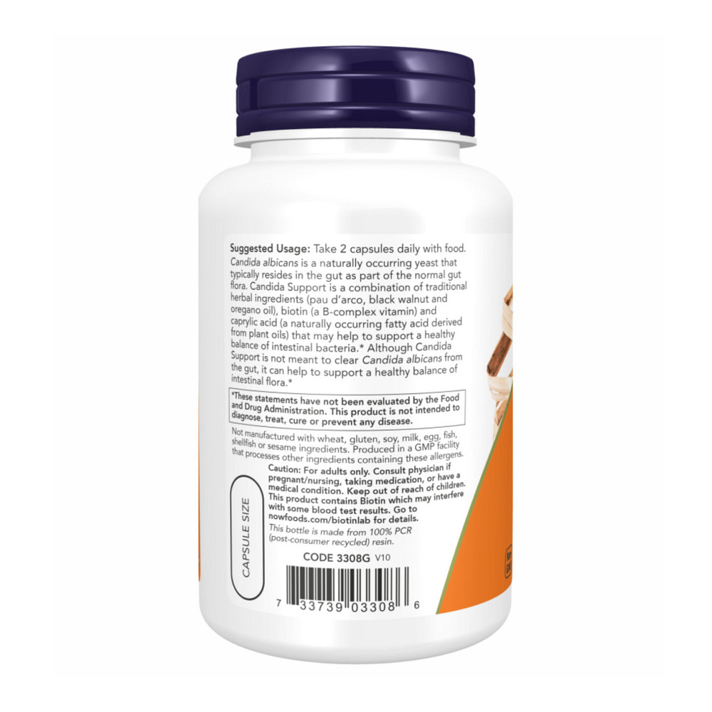 Протиоксидний засіб Now Foods Candida Support 180 розтік Київ - фото 3