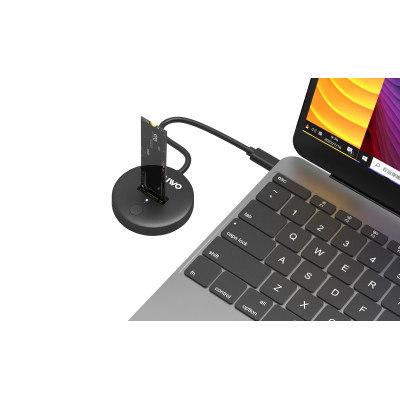 Док-станція для накопичувачів Maiwo M.2 NVMe/SATA SSD to USB3.2 Gen2 USB-C 10Gbps (K1698P2) Вінниця - фото 3