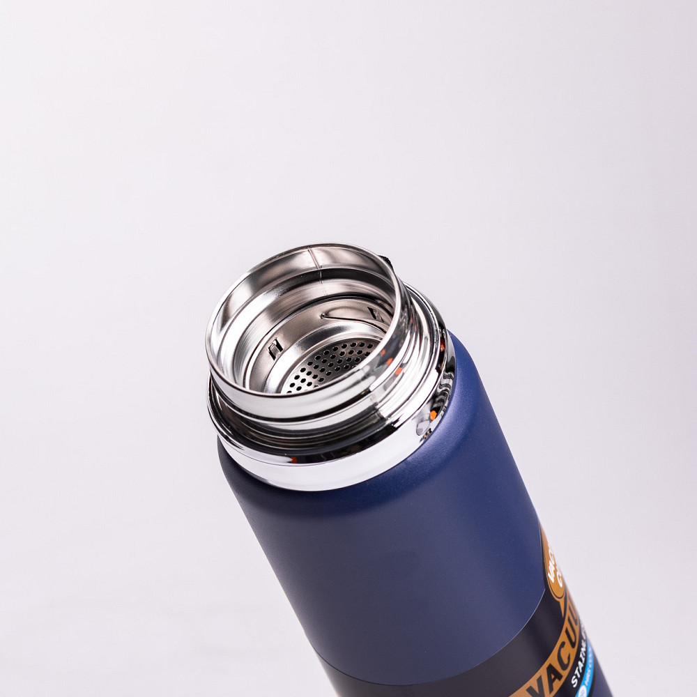 Термос Vacuum Sports  с датчиком температуры 1 л синий HP-14-30BL Киев - изображение 3