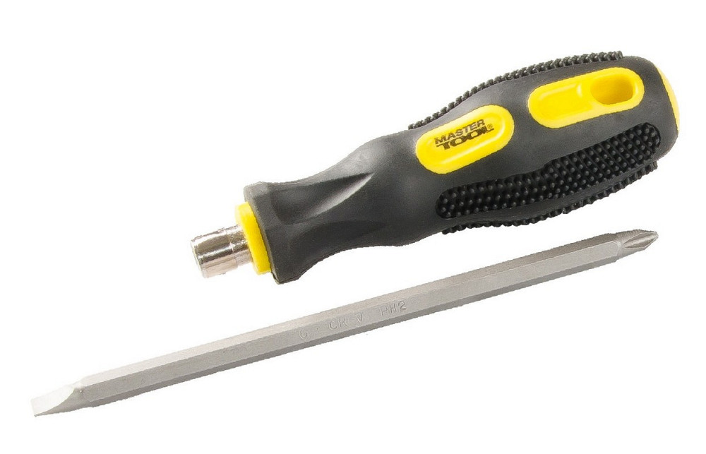 Викрутка MASTERTOOL 2-в-1 РН2-SL6 150 мм 40-0141 Коломыя - изображение 1