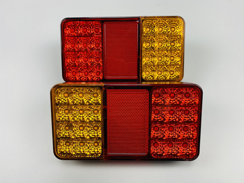 Ліхтар задній LED універсальний автомобільний габаритний, додатковий автосвітлодіодний комбінований Мукачево - фото 9