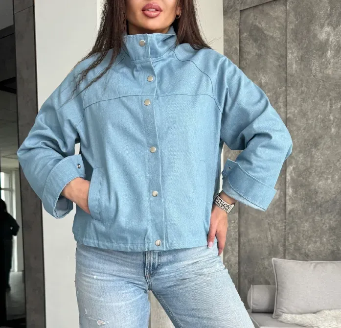 Женский джинсовый бомбардировщик Одесса - изображение 8