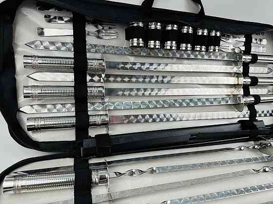 Набір шампурів для м'яса та люля-кебаб HAPPY DAYS подарунковий набір чоловікові Тернопіль