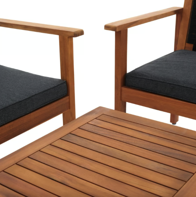 Комплект садових меблів Di Volio Marata чорний Київ - фото 8