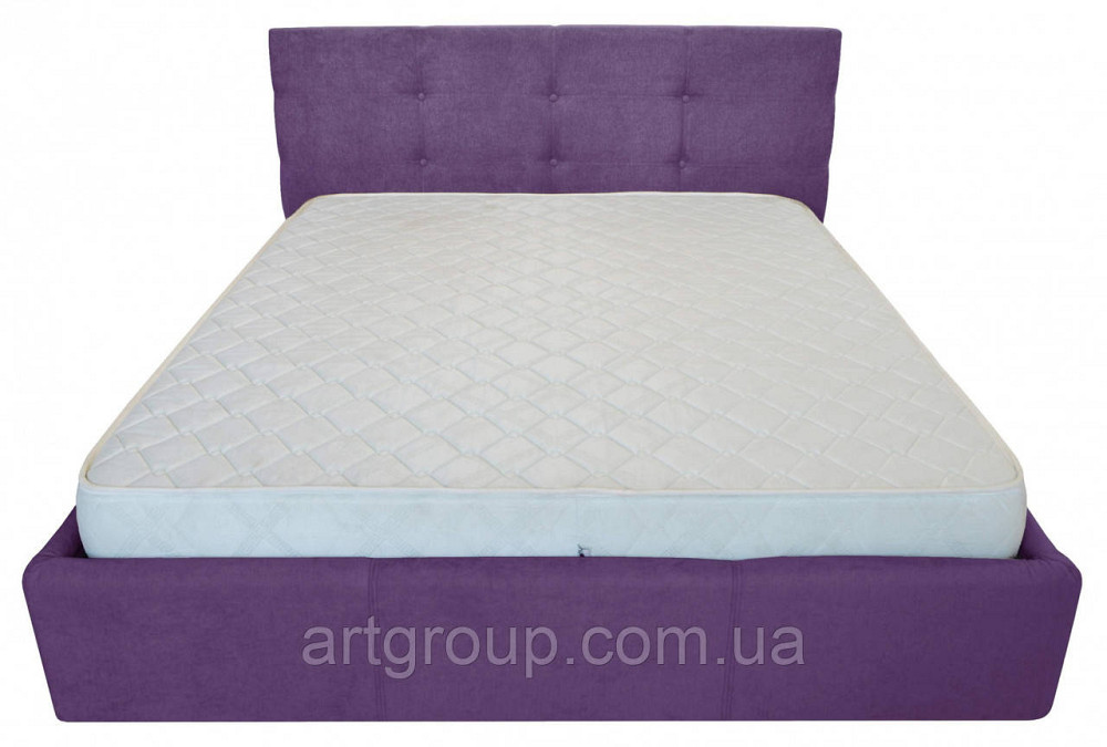 Ліжко Двоспальне Manchester Comfort 180 х 200 см Місті Dark Violet З підйомним механізмом та нішою для білизни Фіолетовий Дніпро - фото 14