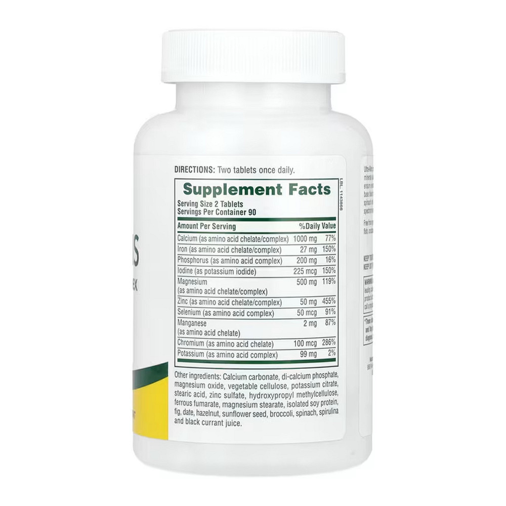 Комплекс минералов NaturesPlus Ultra-Mins Multi Mineral Complex 180 капс Киев - изображение 2