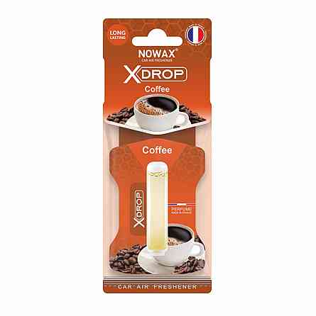 Ароматизатор целюлозний з капсулою Nowax серія X Drop - Coffee Київ